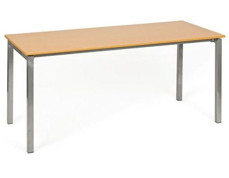Mesa de oficina MORRIS, estructura metálica y superficie en madera ... Mesa de oficina MORRIS, estructura metálica y superficie en madera ...