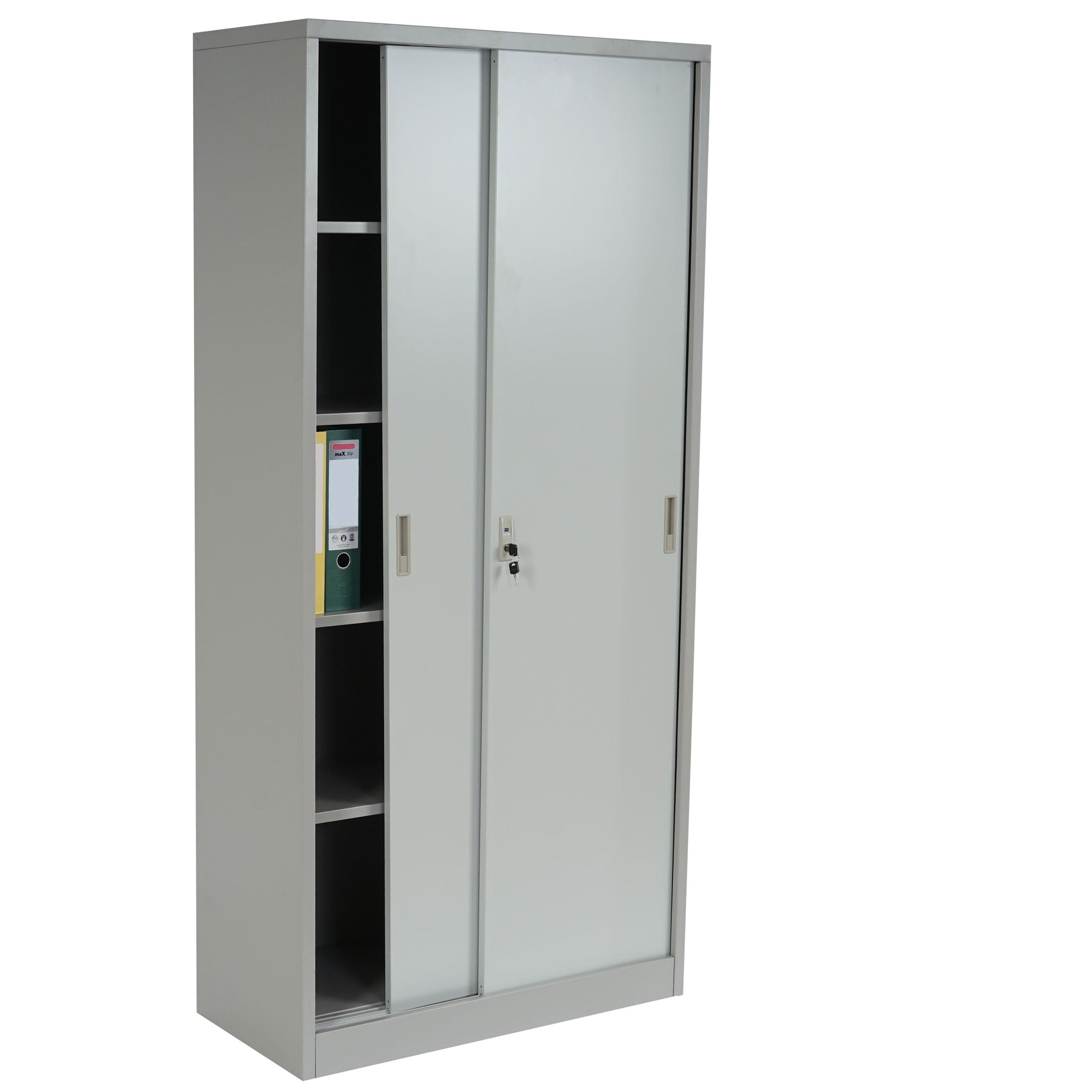 Armario archivador metálico EDIT de 180x85x40. 2 puertas correderas