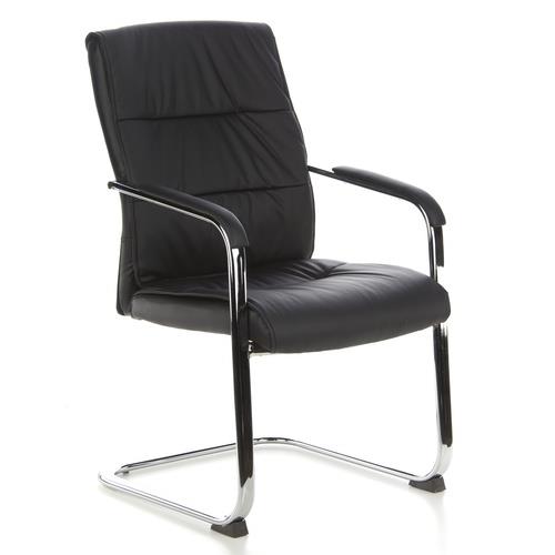 Lote 2 sillas confidente ergonómicas triton ven piel negra, gran ... Comodas de diseño