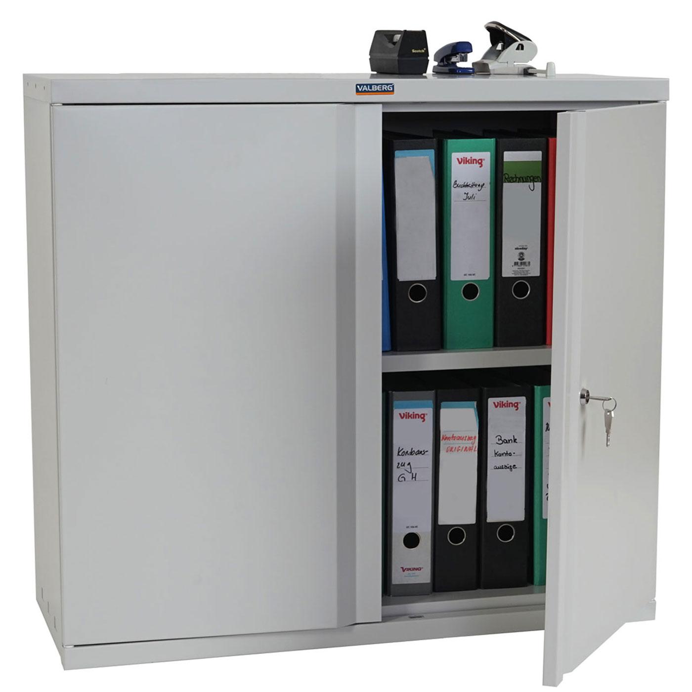 REACONDICIONADO Armario archivador CARIN 2 PUERTAS 84x92x37 cm, gran