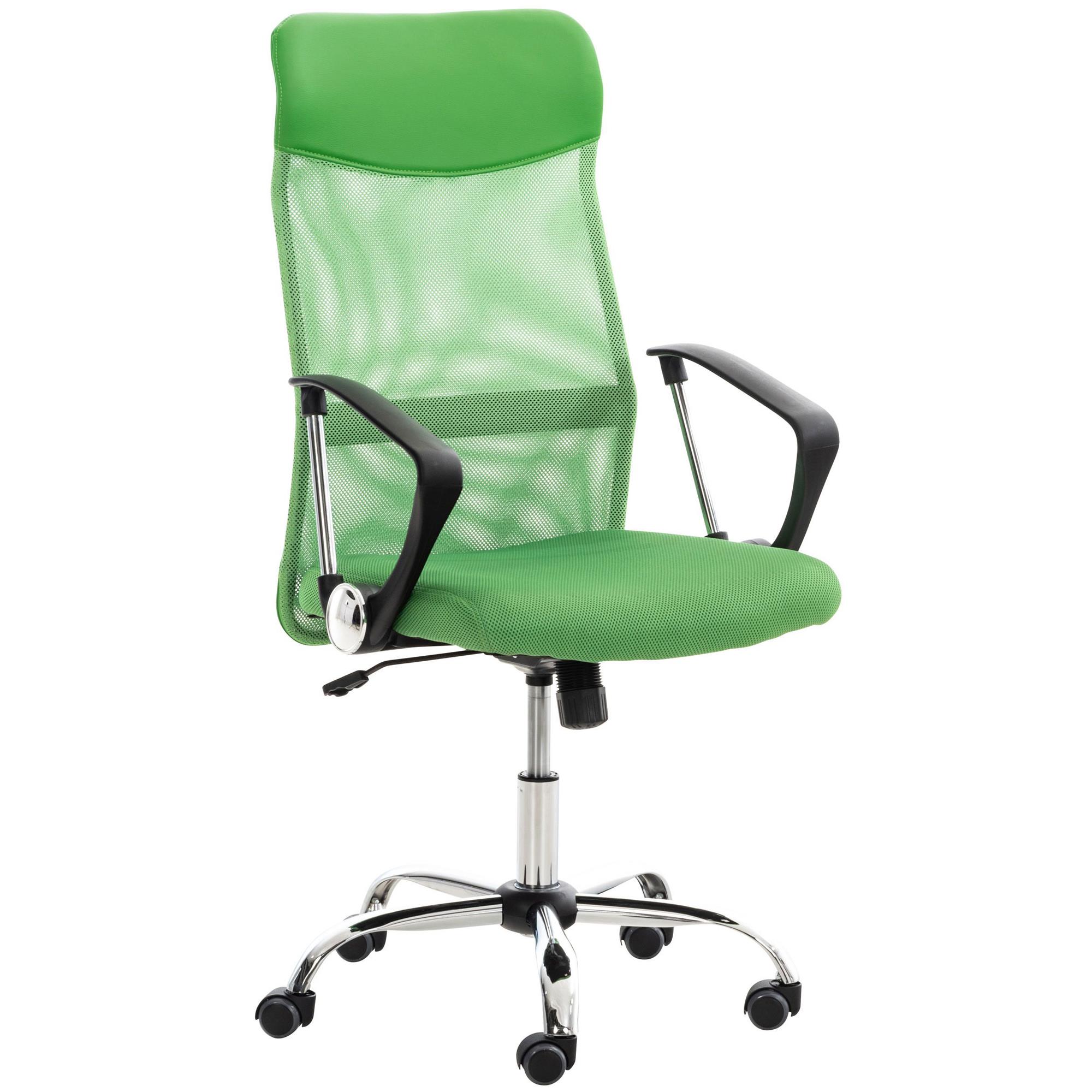 Silla de Oficina ASPEN, Malla Transpirable, asiento acolchado y Precio increíble, Color Verde