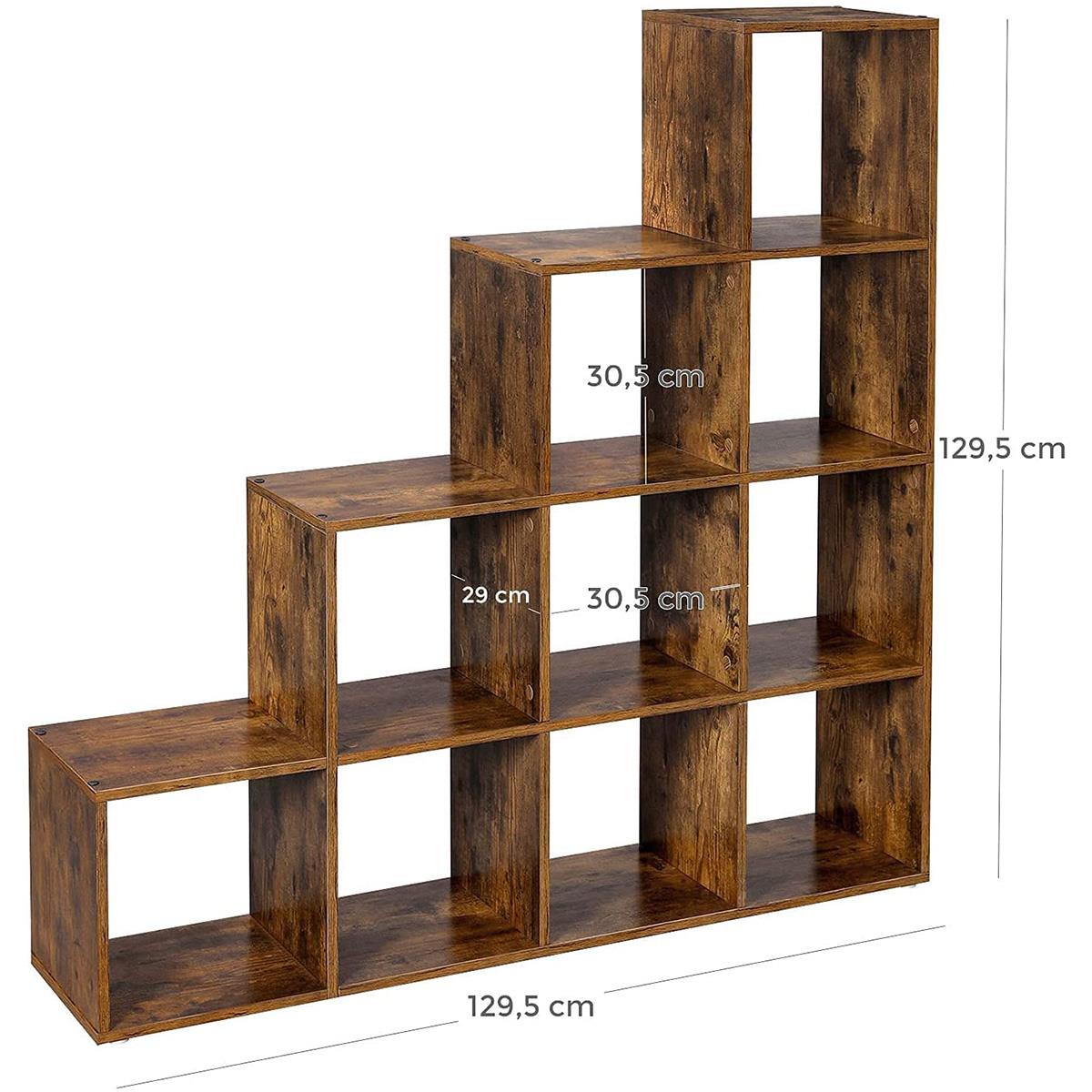  Librería moderna de madera estantería para el hogar, oficina,  muebles de color natural (color: natural, tamaño: 502,370.9 in) : Hogar y  Cocina