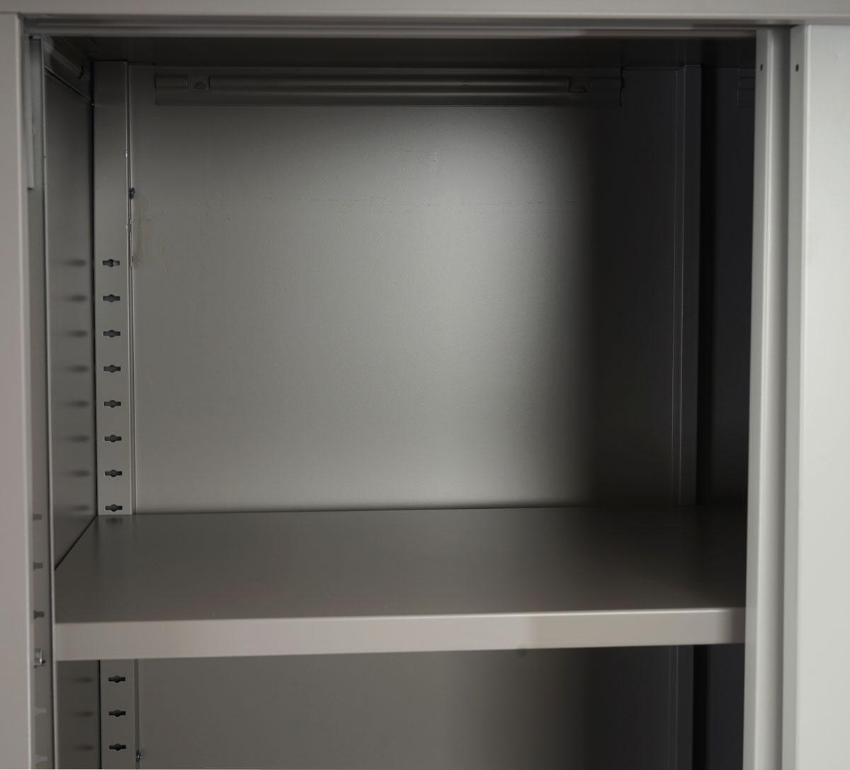 Armario archivador metálico EDIT de 180x85x40. 2 puertas correderas