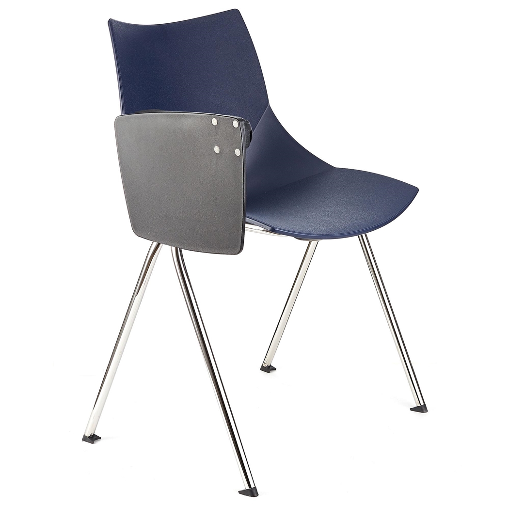 DEMO# Silla de Confidente AMIR CON PALA, Cómoda y Práctica, Color Azul