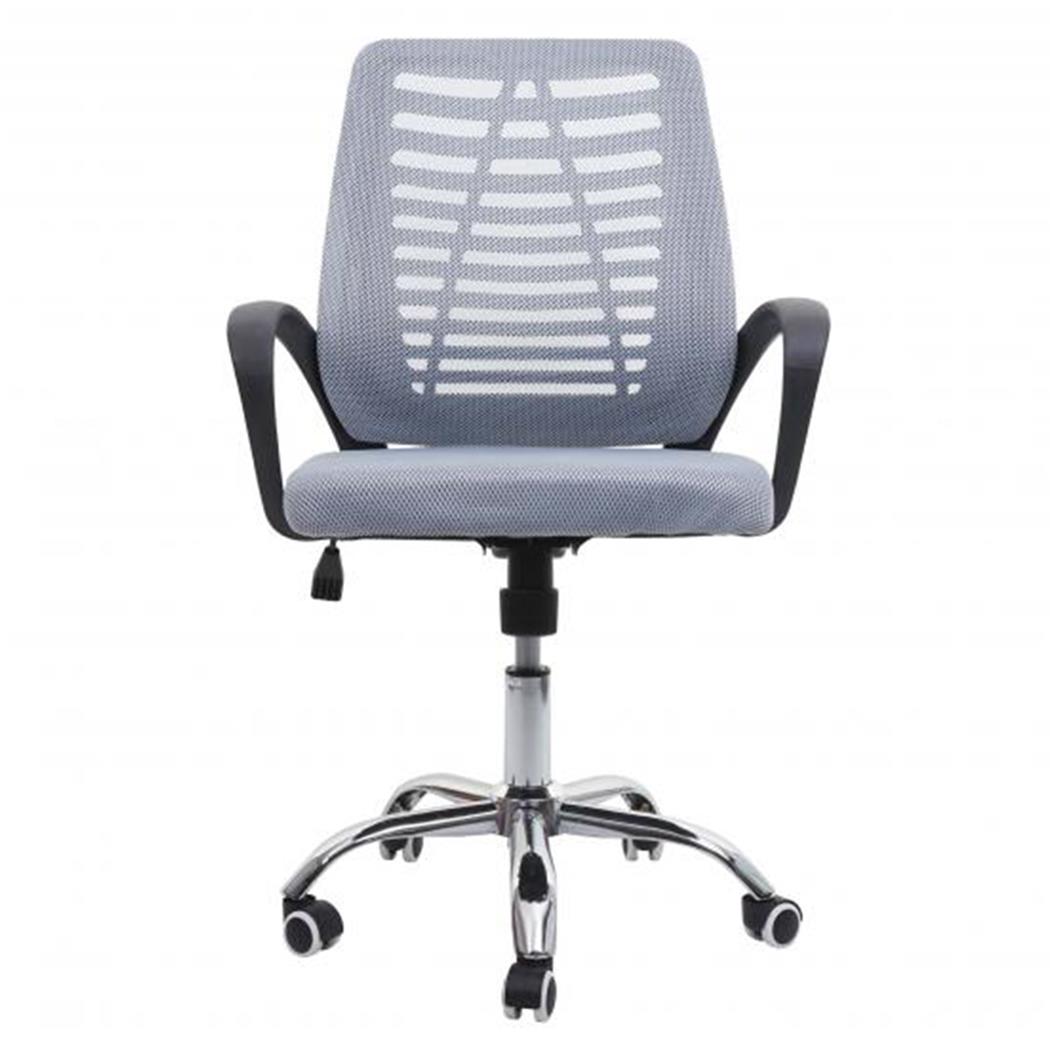 Silla de Oficina TAMIA, Respaldo ergonómico, Asiento Acolchado, Color Gris