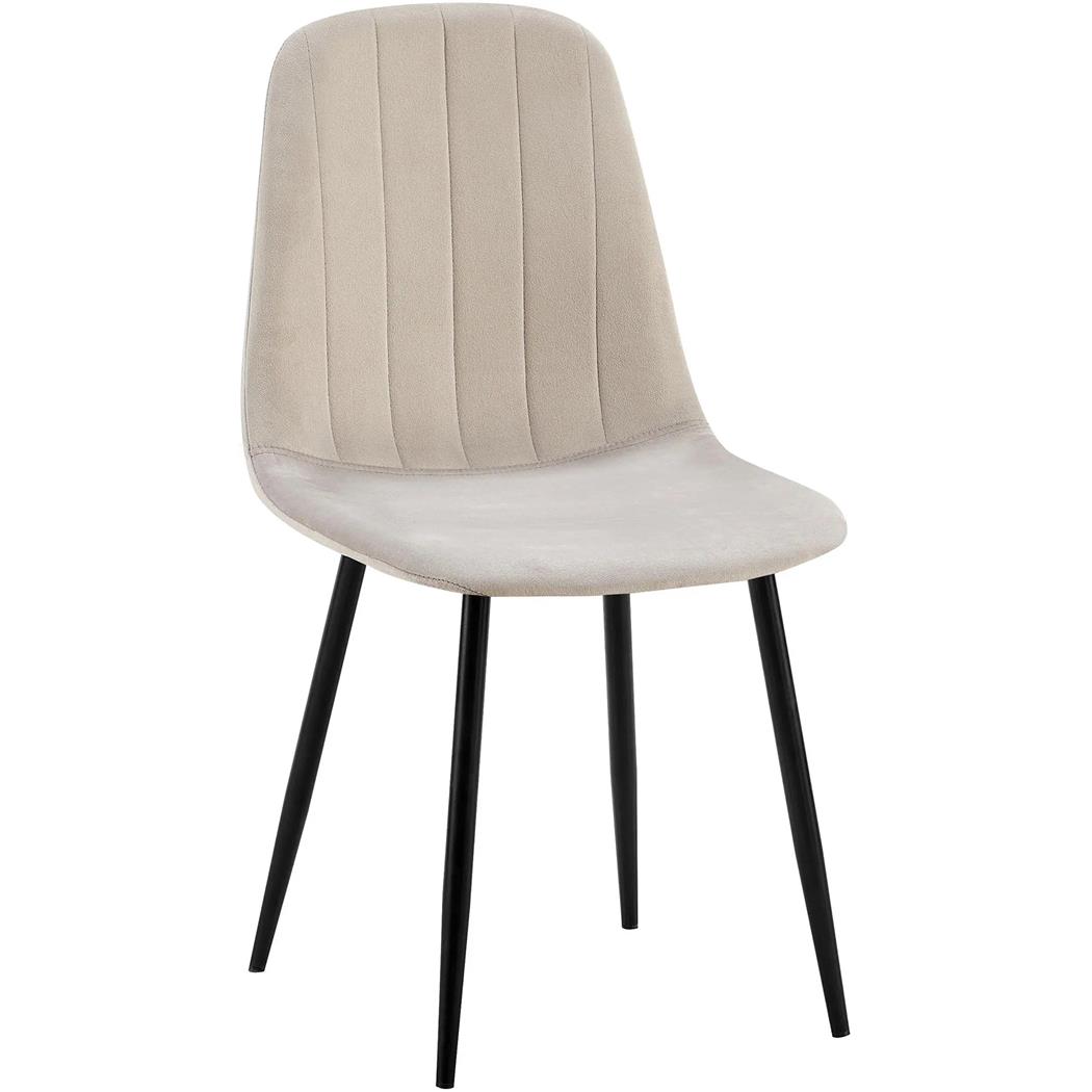 Silla de Confidente AMBRA, Diseño Moderno y Sofisticado, en Terciopelo color Gris