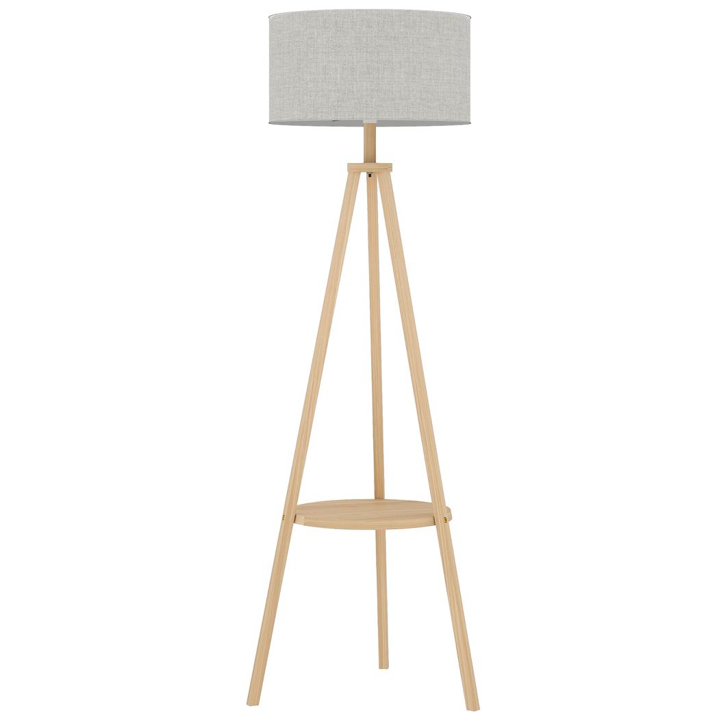 Lámpara de Oficina FOCUSA, Dimensiones 48X48X153 cm, Diseño en Trípode, Color Gris