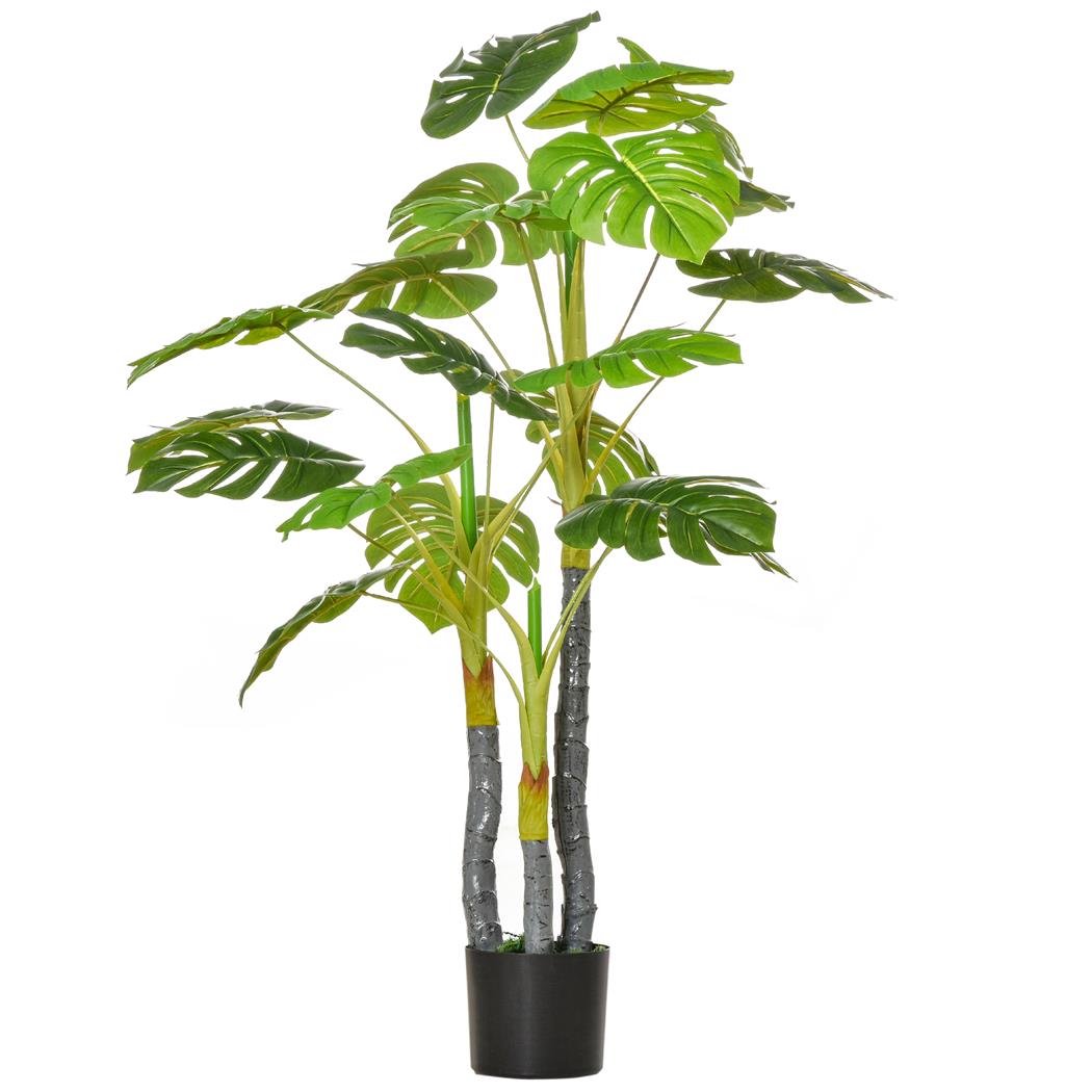 Planta de Oficina LUMA, Altura 120 cm, Árbol Tropical con Maceta Incluida