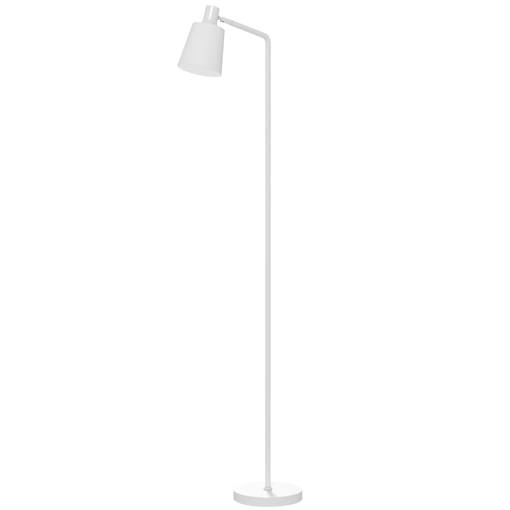 Lámpara Led de Oficina FLUX, Dimensiones 45x21x148 cm, con Pantalla Giratoria Temporizador Color Blanco