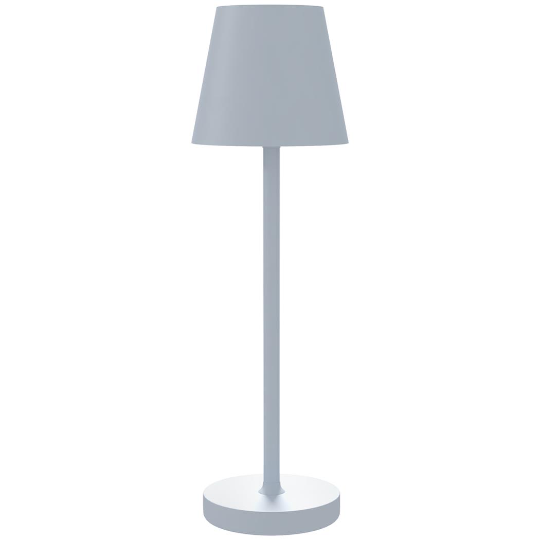 Lámpara de Oficina ALVA, Dimensiones Ø11,2x36,5 cm, Estilo moderno, Control Táctil, color Gris