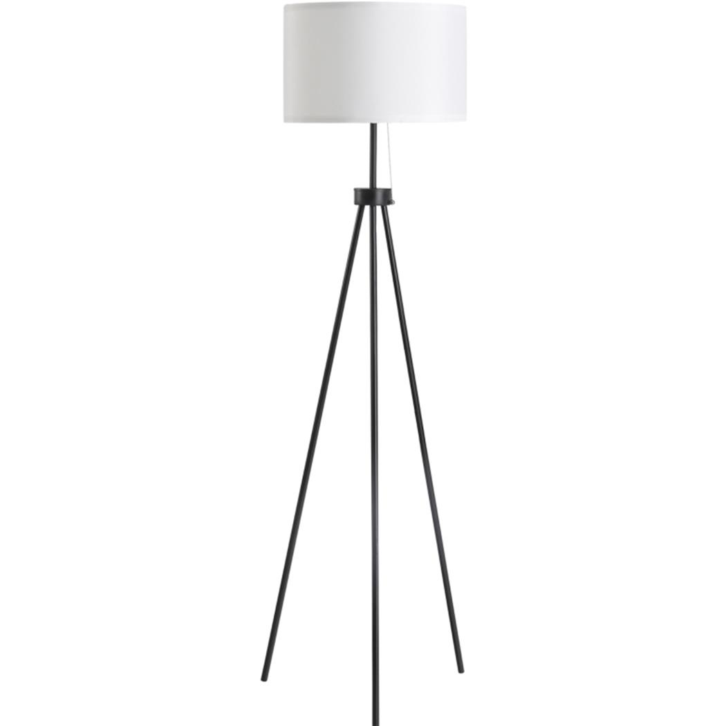 Lámpara de pie VITRA, Dimensiones 37x37x152 cm, Diseño en Trípode, Color Blanco