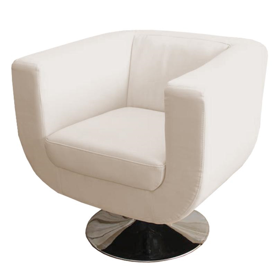 Sillón de Diseño TREVISO II, Espectacular Diseño y Máxima Comodidad, Varios Colores, Crema