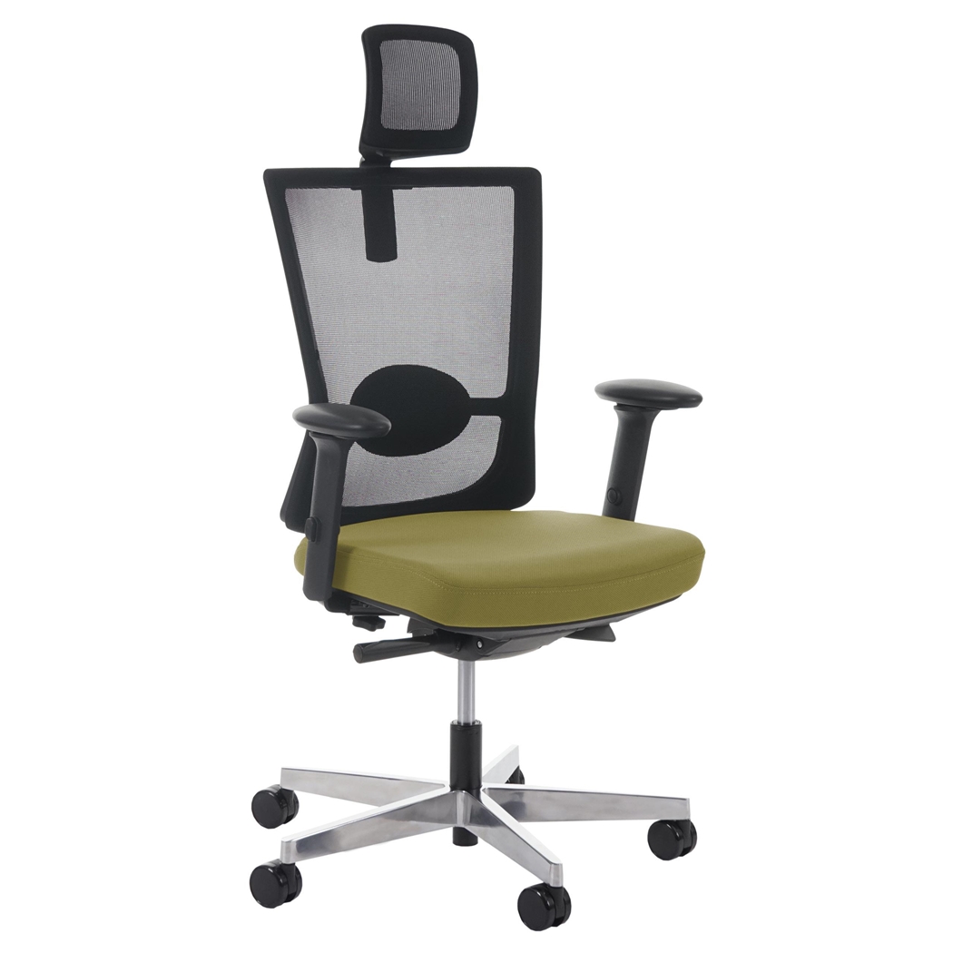 Silla Ergonómica NILO PRO, 100% Ajustable, Excelente Calidad, Uso 8 horas, Verde