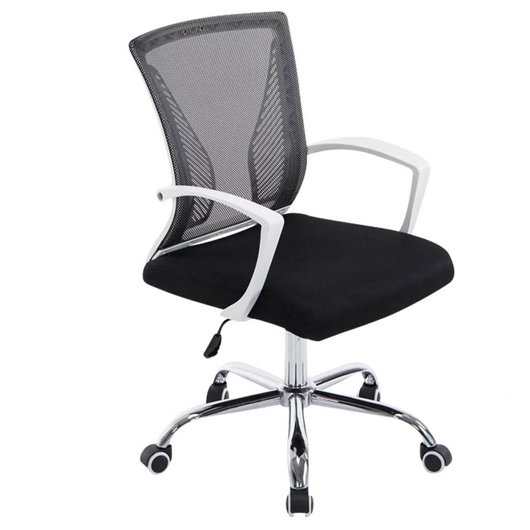 Silla de Oficina CUBA, Estructura Metálica, en Malla Transpirable Color Negro