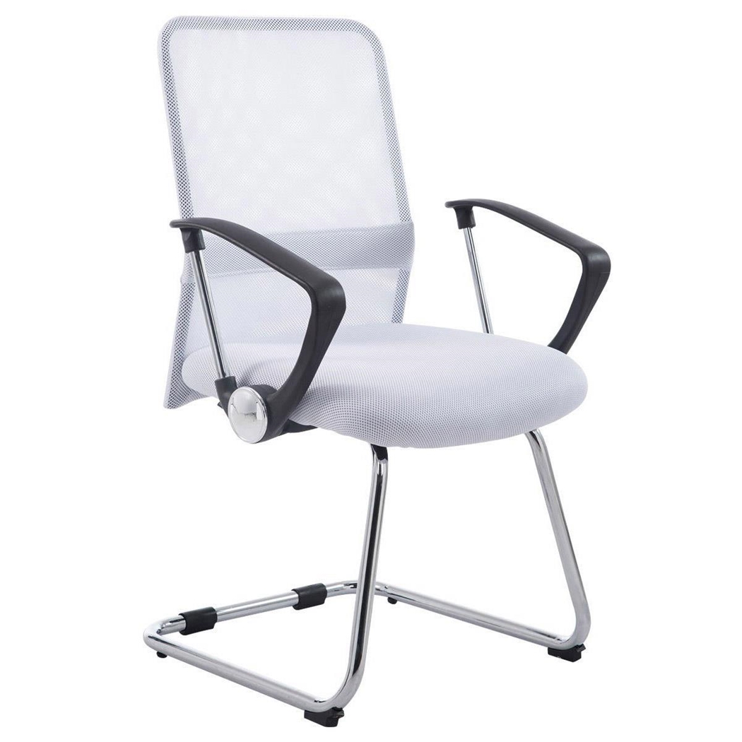 Silla de Confidente ASPEN V, Asiento Acolchado, en Malla Transpirable color Blanco