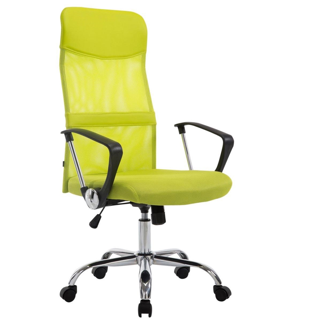 Silla de Oficina ASPEN XL, Malla Transpirable, Asiento acolchado, Hasta 150 Kg, Color Verde