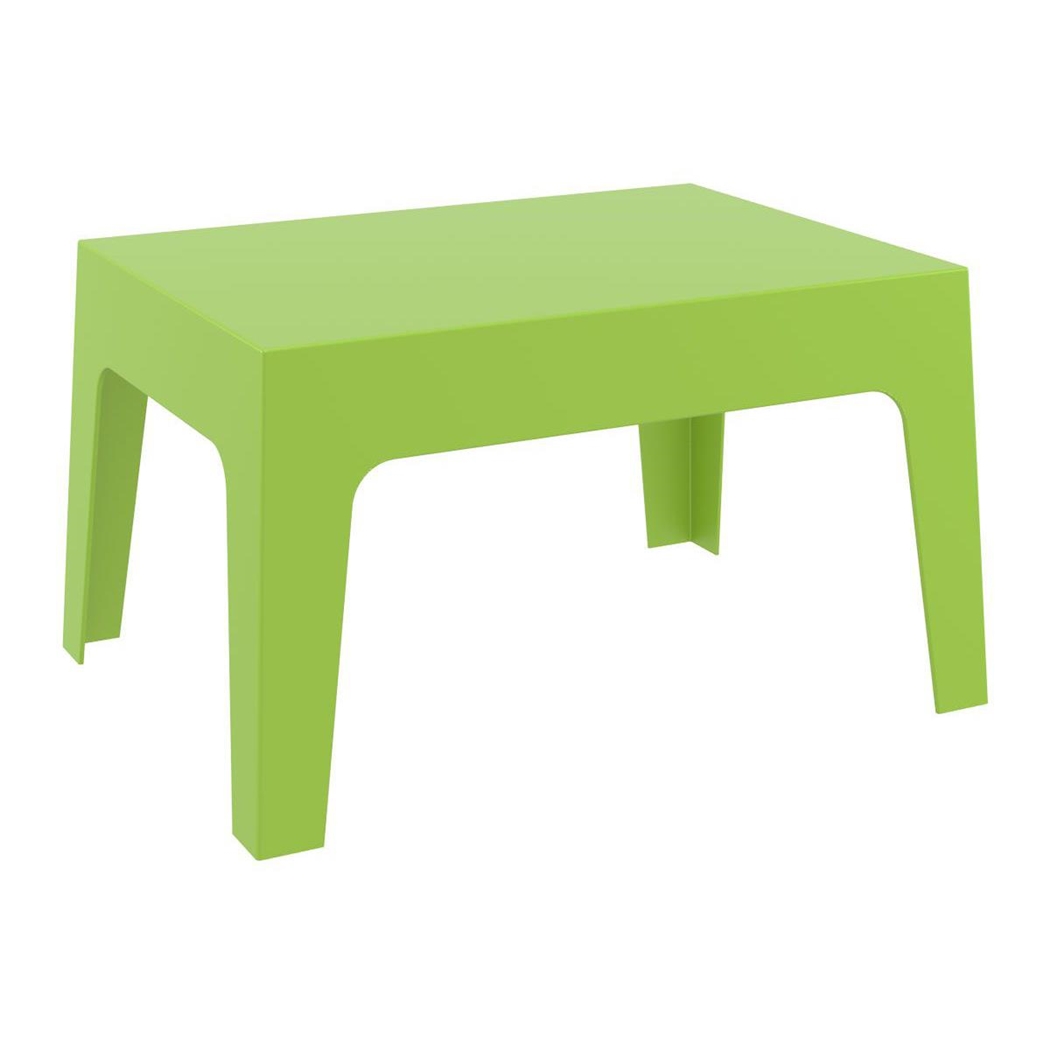 Mesa Auxiliar RICK, 70x50 cm, Apilable, color Verde