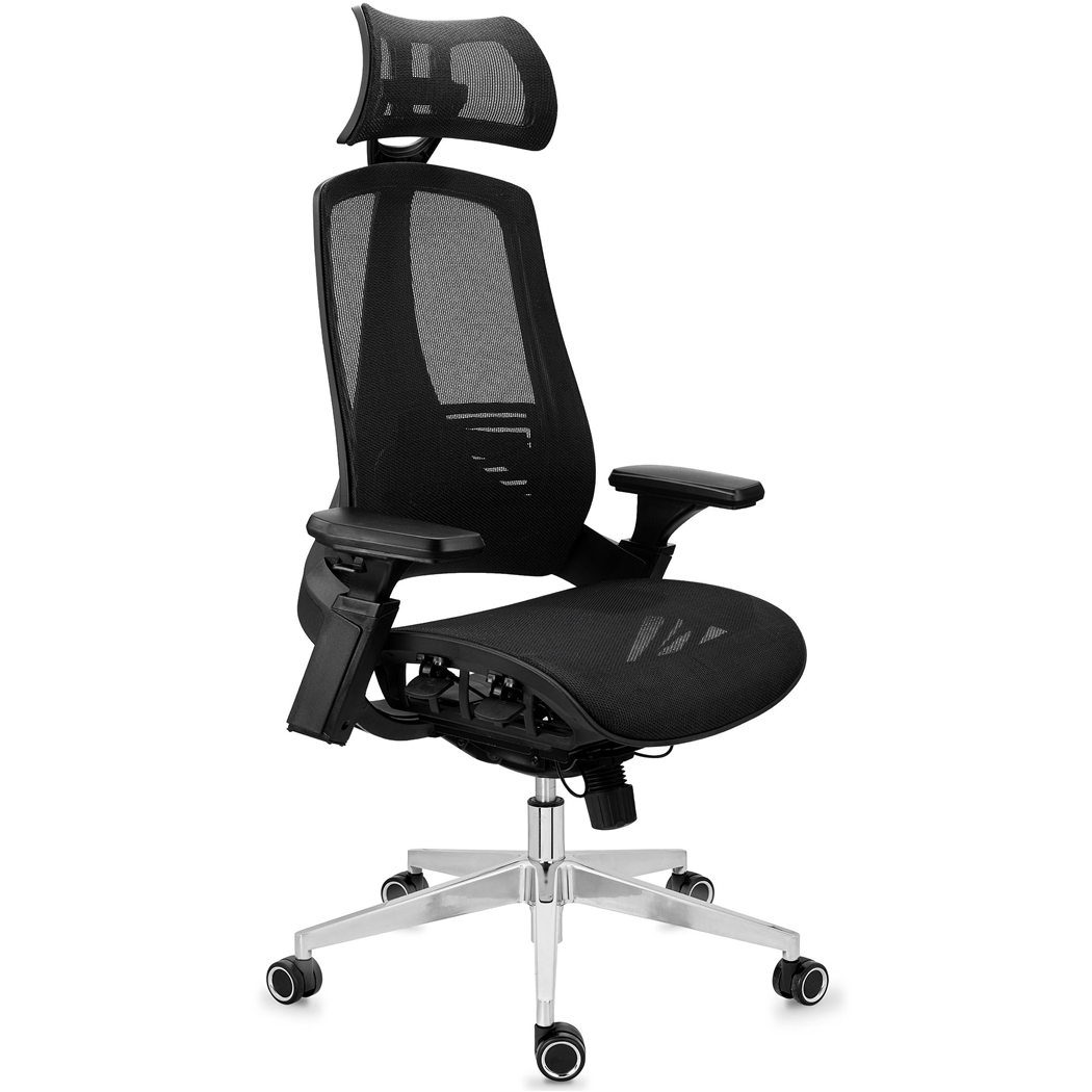 DEMO# Silla Ergonómica EXPLORER, Totalmente Ajustable, Moderno Diseño, Avanzada Tecnología, En Negro