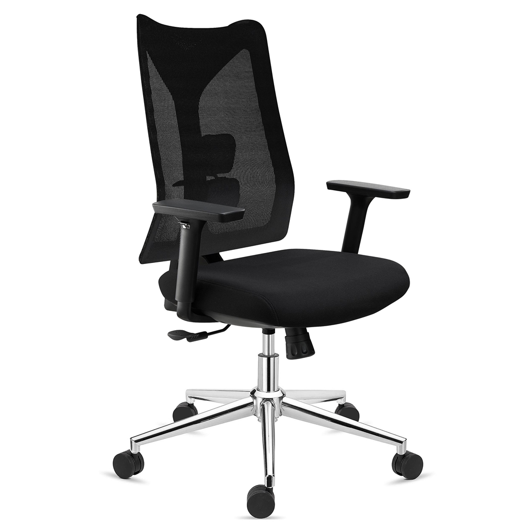 Silla Ergonómica ADARA, Uso Profesional 8h, Reposabrazos 3D, En Negro