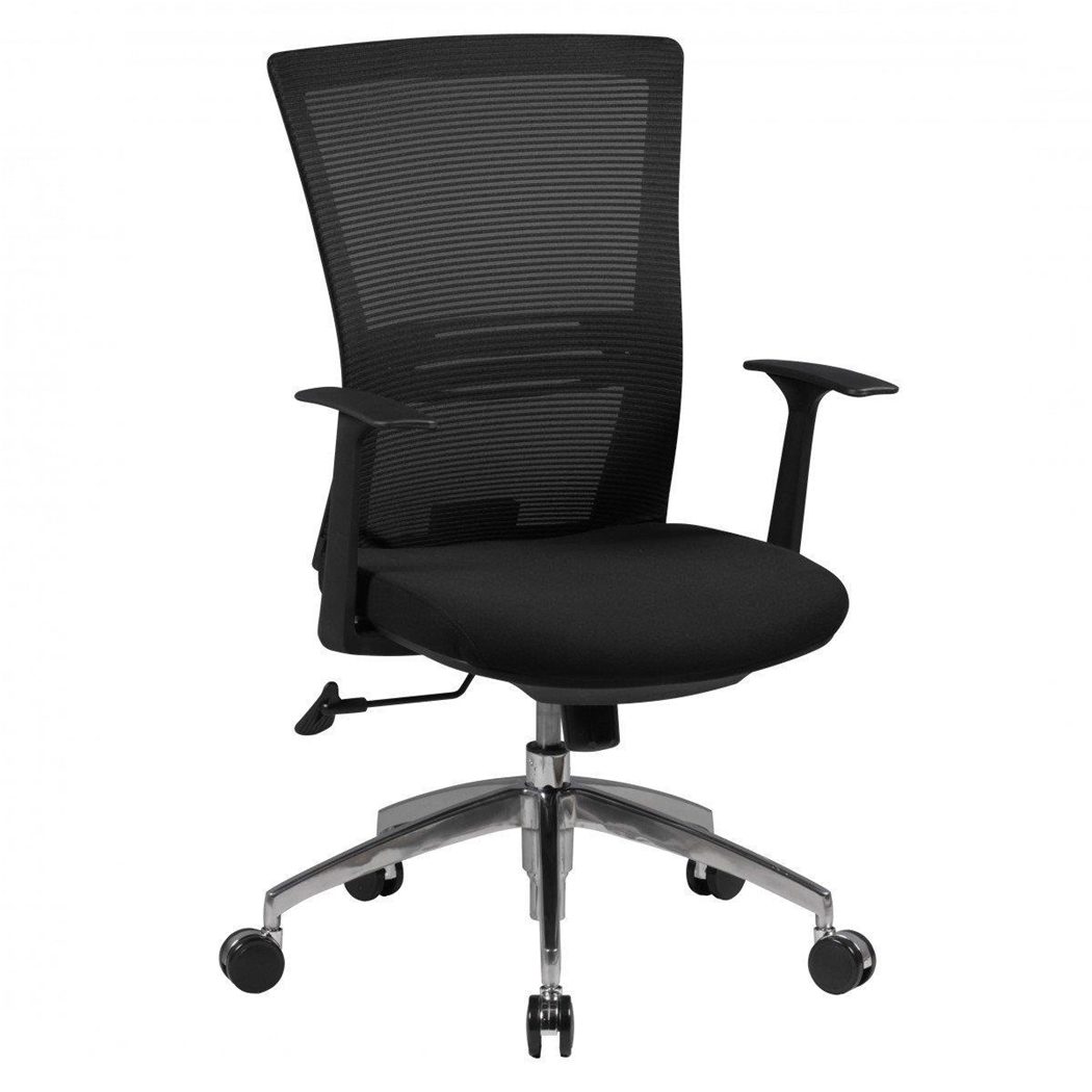 DEMO# Silla Ergonómica DUCHMAN, Soporte Lumbar, Base de Metal, Malla Transpirable, en Negro