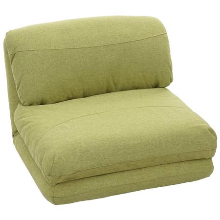 Sofá NANTES, Convertible en Cama, Cómodo y Versátil, en Tela Color Verde