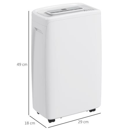 Deshumidificador de Oficina AIRZEN, Depósito1.5L, Silencioso, color Blanco