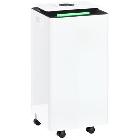 Deshumidificador de Oficina TECNA, Diseño Moderno y Compacto, Depósito 2,5L, en color Blanco