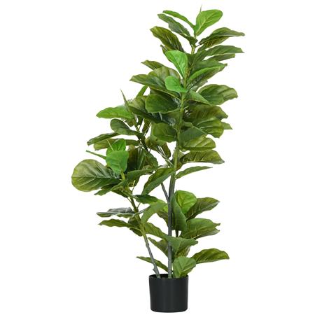 Planta de Oficina STAISY, Altura 110 cm, Ficus Artificial con Maceta Incluida