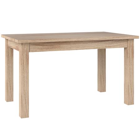 Mesa de Reuniones DILI, Dimensiones 140x80x78 cm, Diseño Moderno, Madera color Roble Claro