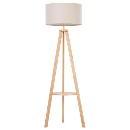 Lámpara de Oficina FOCUSA, Dimensiones 48X48X153 cm, Diseño en Trípode, Color Beige