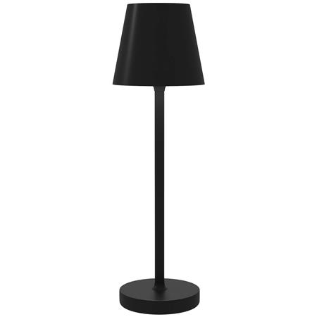 Lámpara de Oficina ALVA, Dimensiones Ø11,2x36,5 cm, Estilo moderno, Control Táctil, color Negro