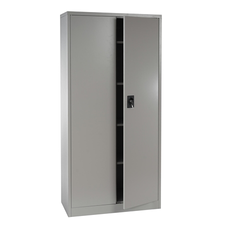 Armario Archivador OLSEN 2 PUERTAS, 180x85x40cm, en Acero, Color Gris