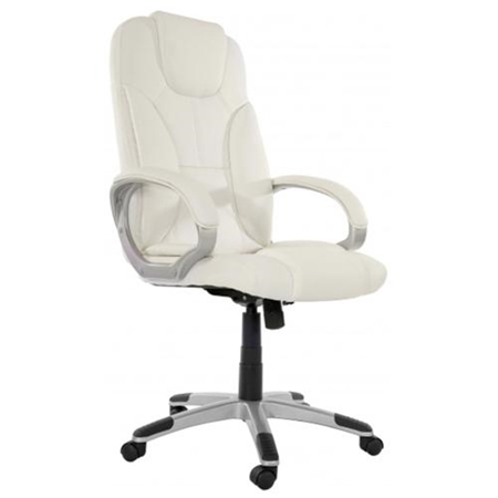 DEMO# Sillón de oficina ARONA, Precio insuperable, Gran Comodidad, acolchado, En Crema