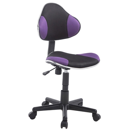 Silla escritorio Juvenil BASTER, gran calidad, acolchado con tejido en malla transpirable, color morado