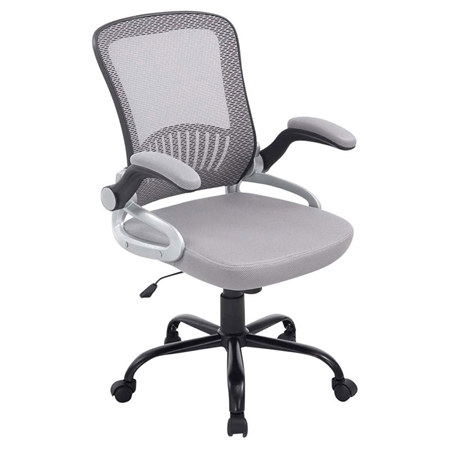 Silla de Oficina COPERNICO, Soporte lumbar, en Malla Transpirable Color Gris